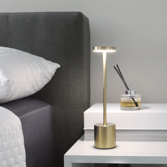 Gold LED Touch Lamp