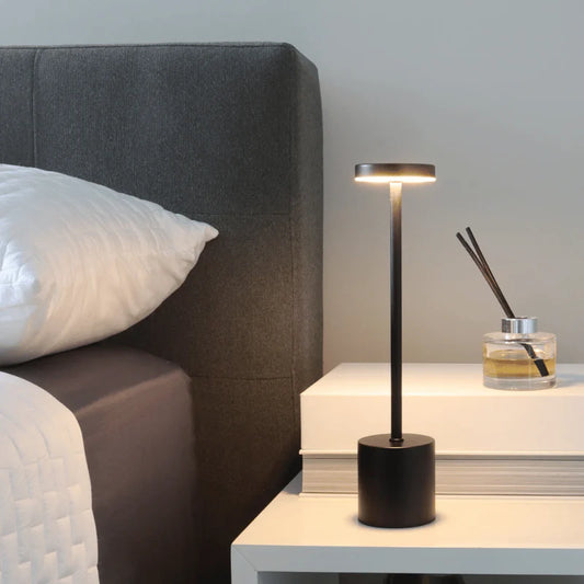 Black LED Touch Lamp